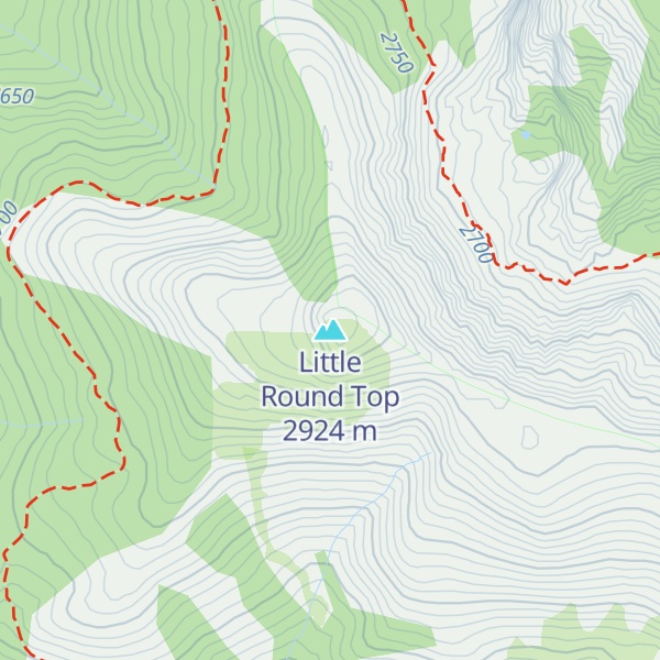 Map of Little Round Top