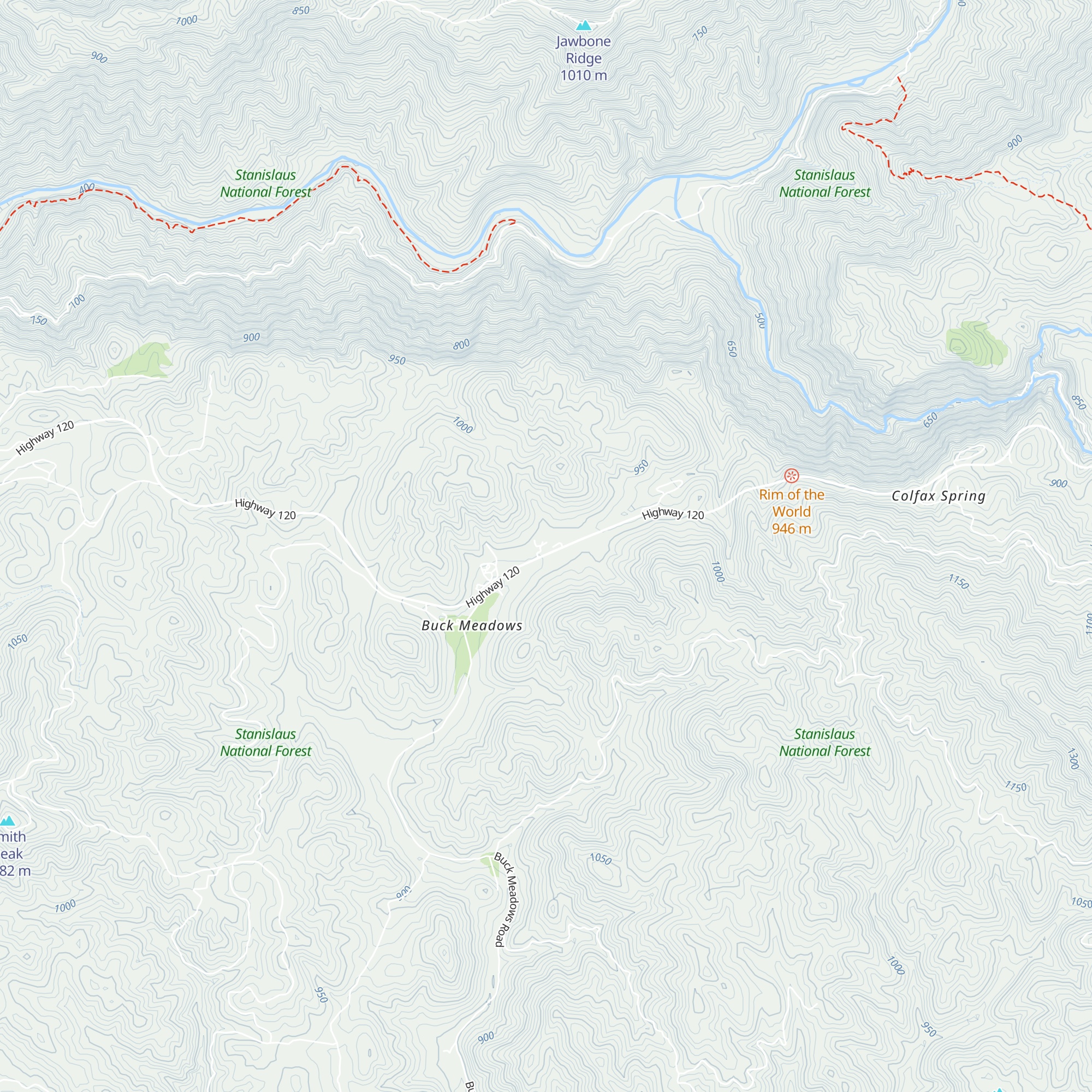 Buck Meadows Lodge map