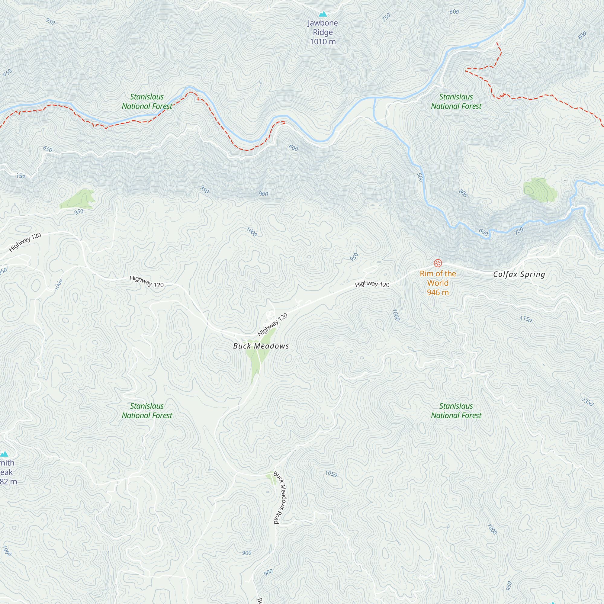 Buck Meadows Lodge map