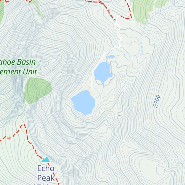 Map of Angora Lakes Resort