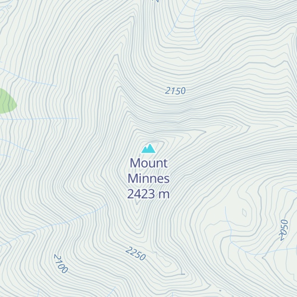 Map of Mount Minnes