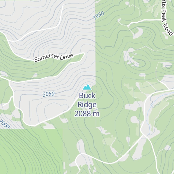 Map of Buck Ridge