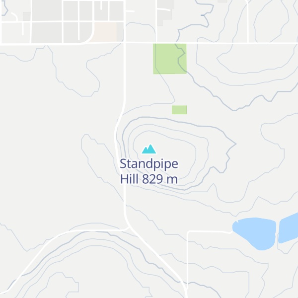 Map of Standpipe Hill