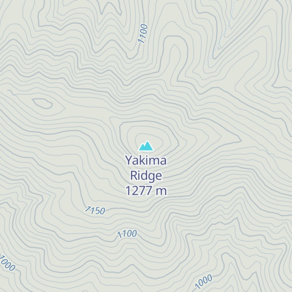 Map of Yakima Ridge
