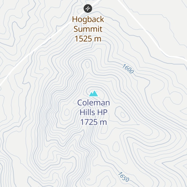 Map of Coleman Hills HP