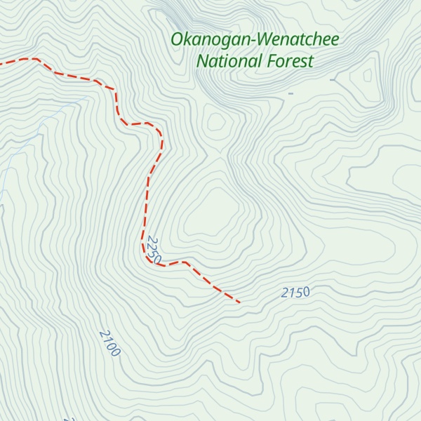 Map of Kay Peak