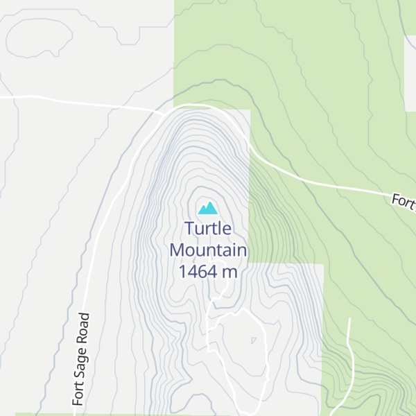 Map of Turtle Mountain