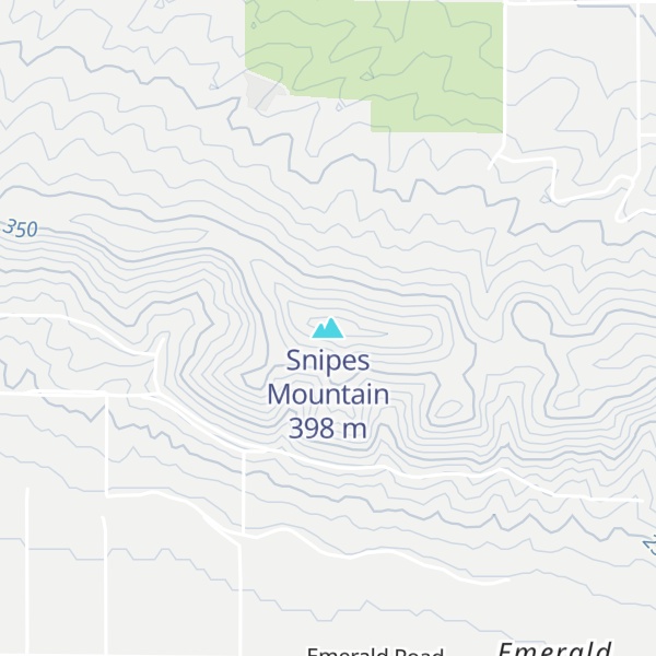 Map of Snipes Mountain