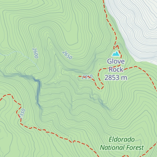 Map of Thunder Mountain