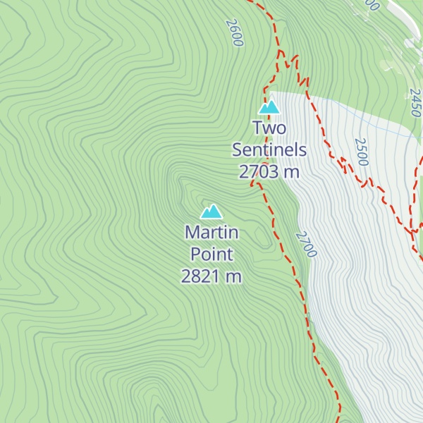 Map of Martin Point
