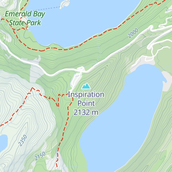 Map of Inspiration Point