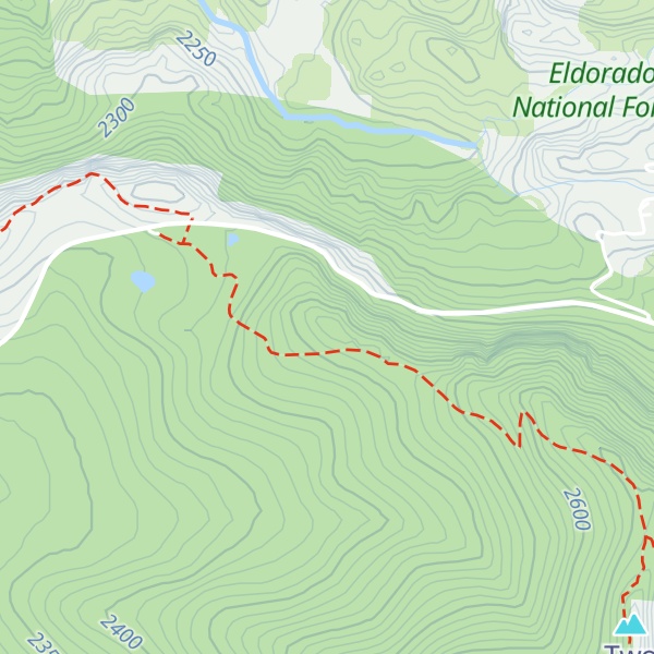 Map of Carson Spur