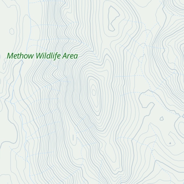 Map of Bowen Mountain