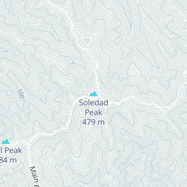 Map of Soledad Peak