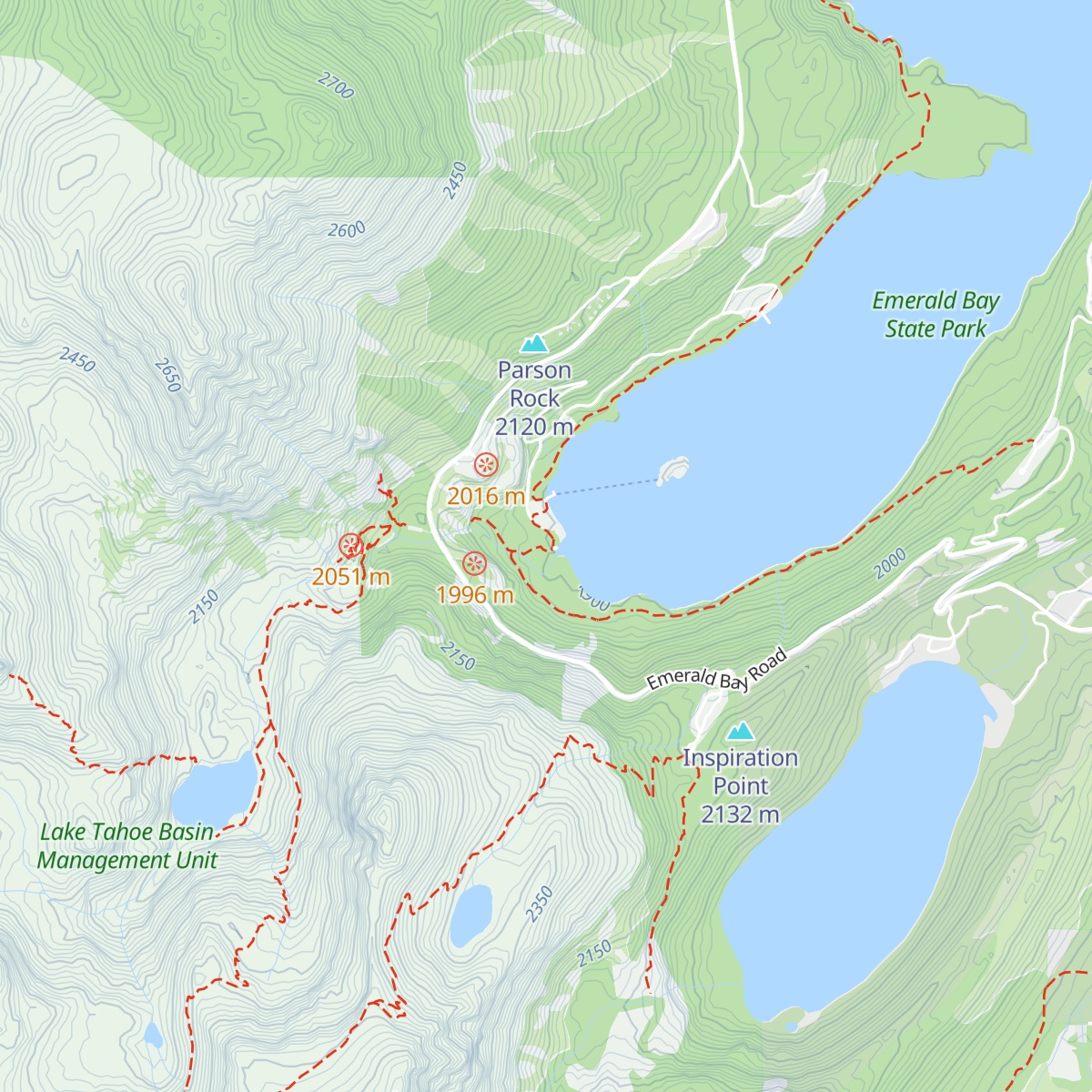 Vikingsholm Visitor Center map