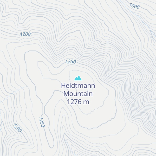 Map of Heidtmann Mountain