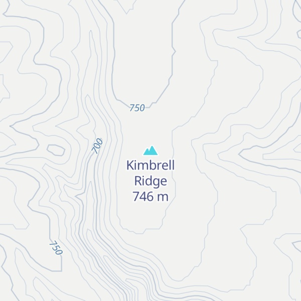Map of Kimbrell Ridge