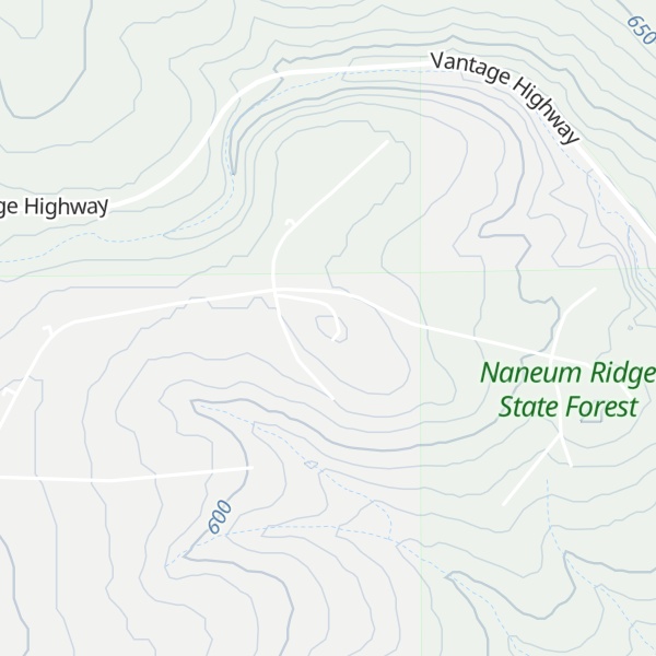 Map of Hult Butte