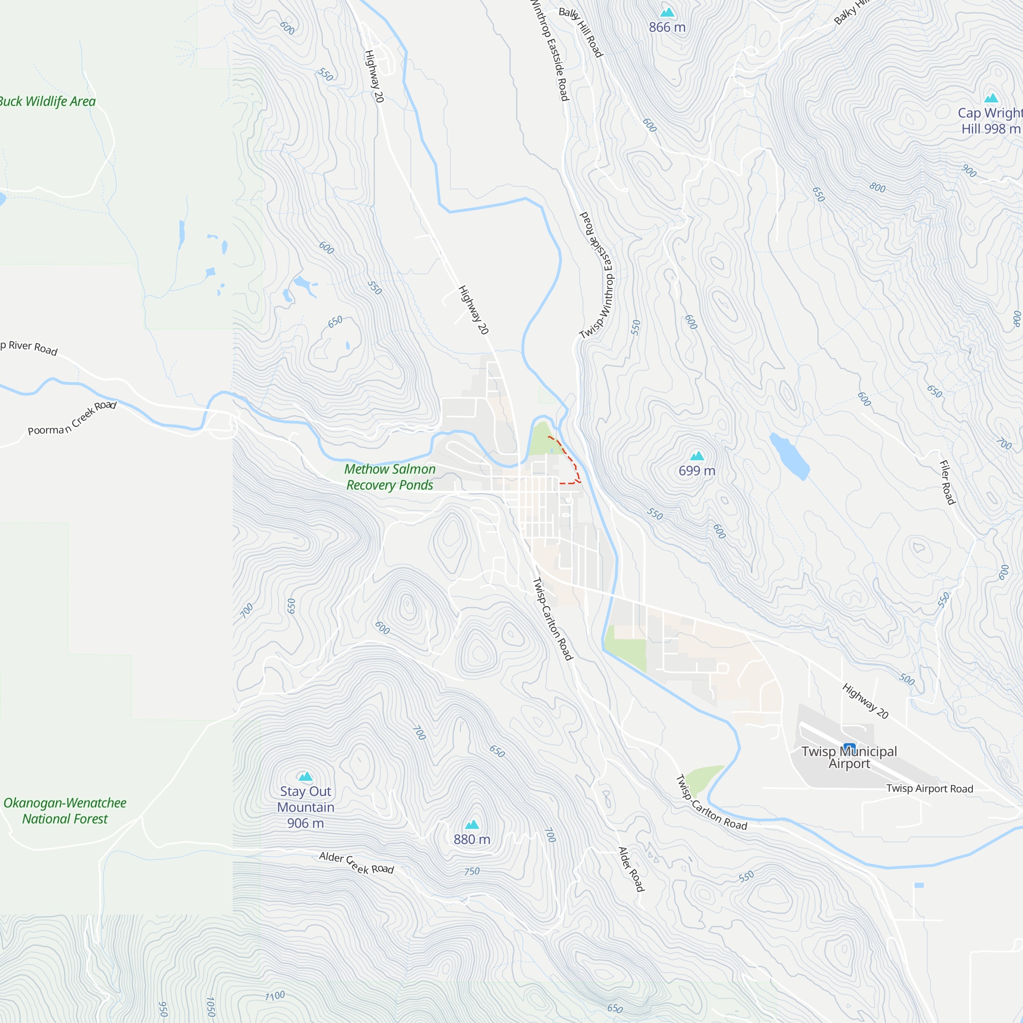 Visitor Information map