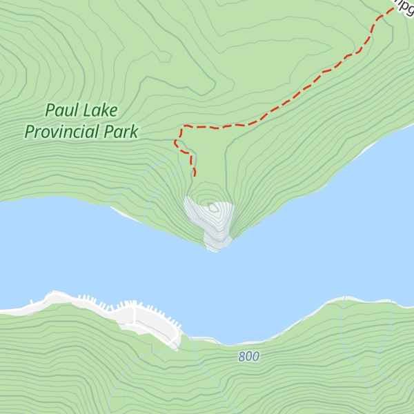 Map of Gibraltar Rock