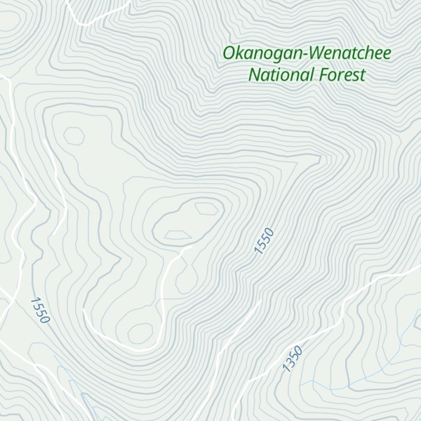 Map of Squaw Creek Ridge