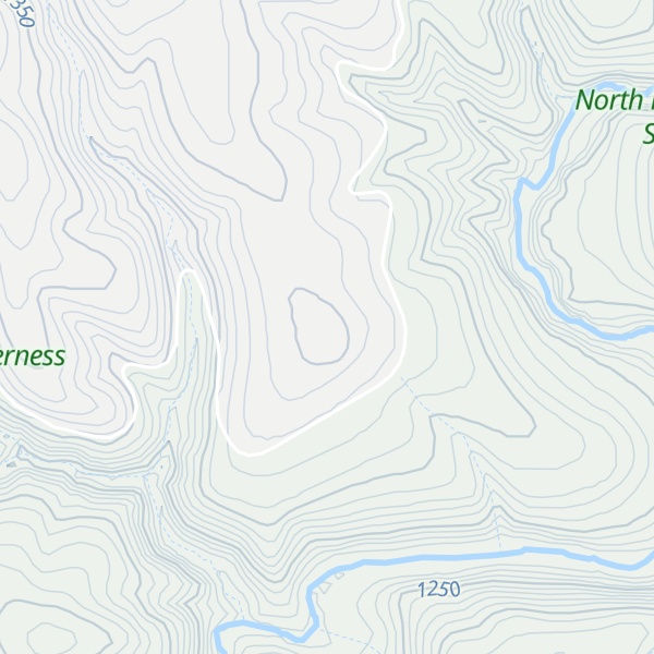 Map of Cabin Butte