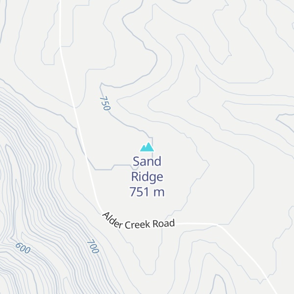 Map of Sand Ridge