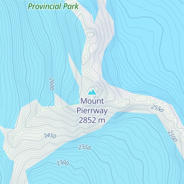 Map of Mount Pierrway