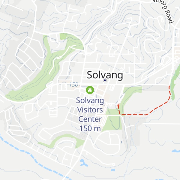 Map of Solvang Visitors Center