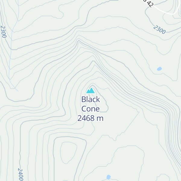 Map of Black Cone