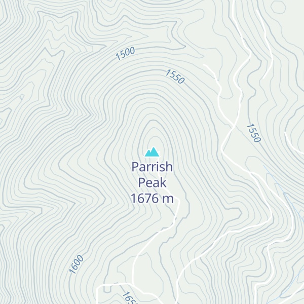 Map of Parrish Peak