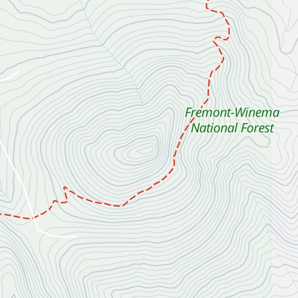 Map of Crook Peak