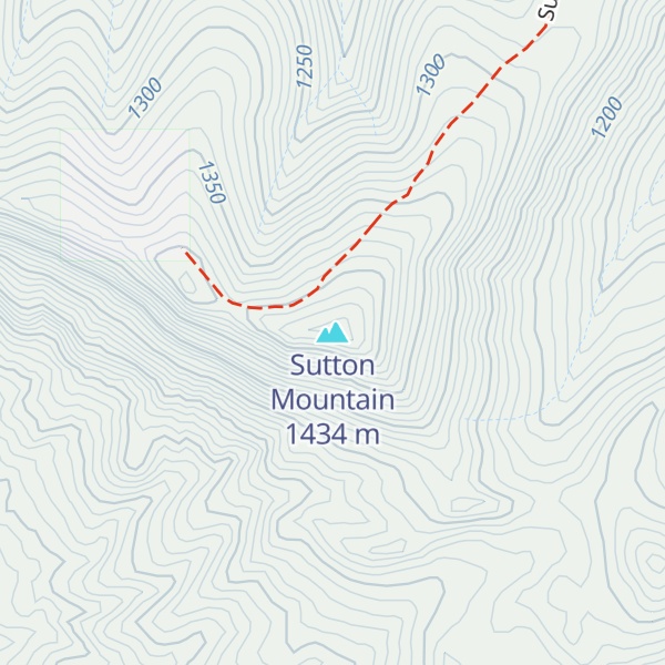 Map of Sutton Mountain