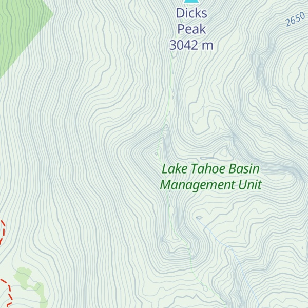 Map of Jacks Peak