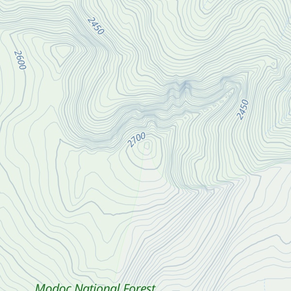 Map of Emerson Peak