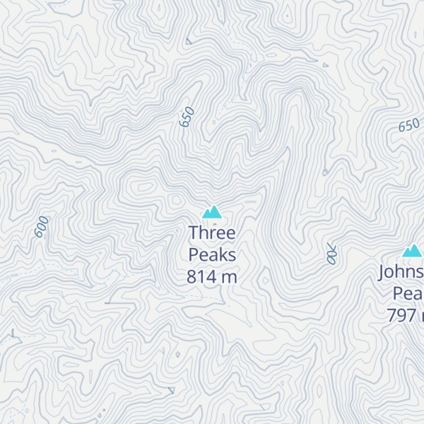 Map of Three Peaks