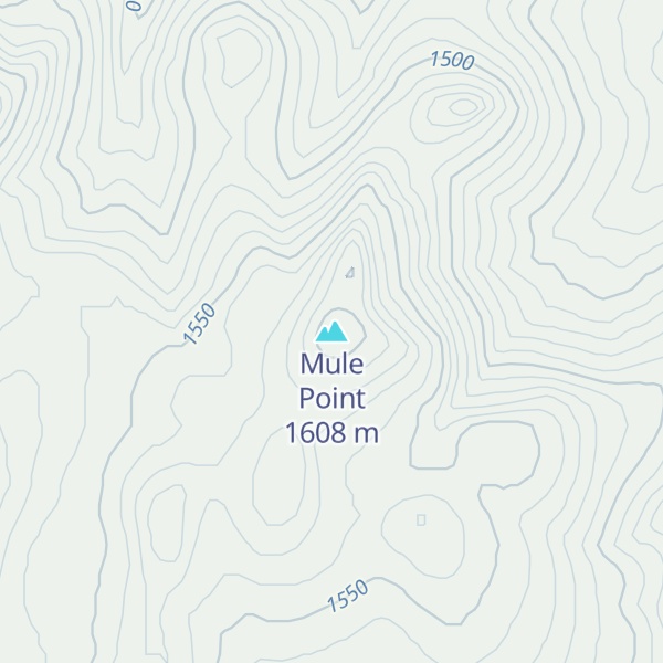 Map of Mule Point