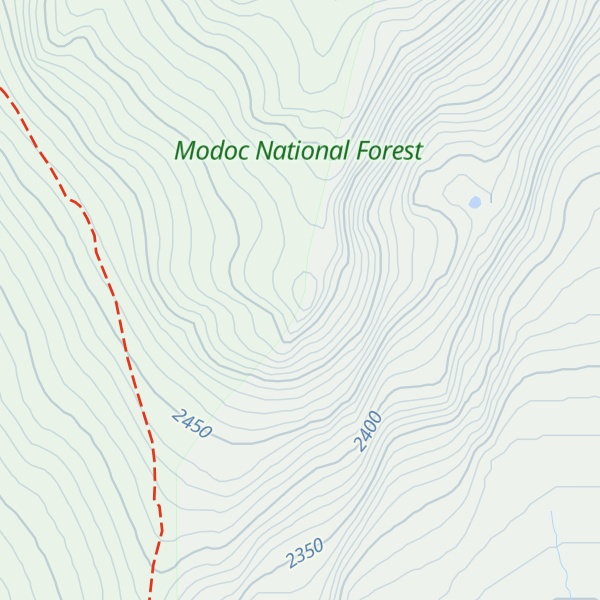 Map of Bearcamp Mountain