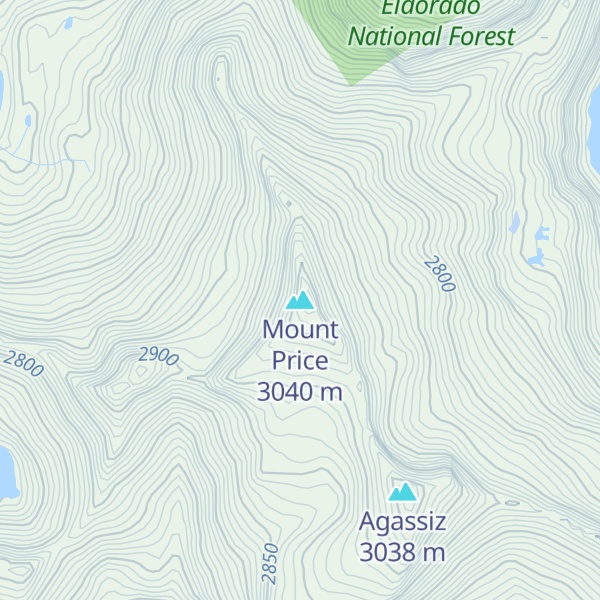 Map of Mount Price