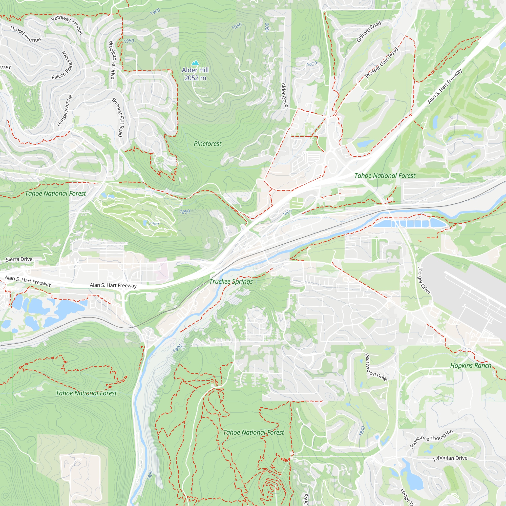 Truckee Welcome Center map