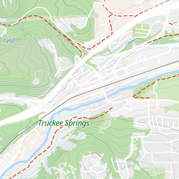 Map of Truckee Welcome Center