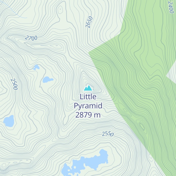 Map of Little Pyramid