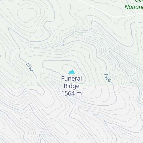 Map of Funeral Ridge