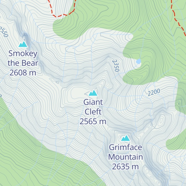 Map of Giant Cleft