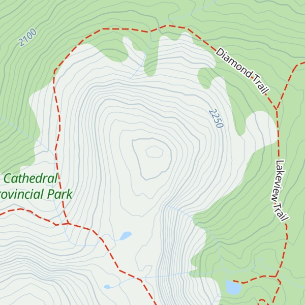 Map of Scout Mountain