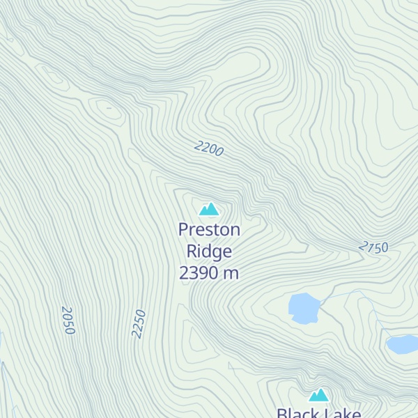 Map of Preston Ridge