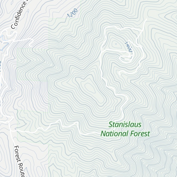 Map of Mount Provo