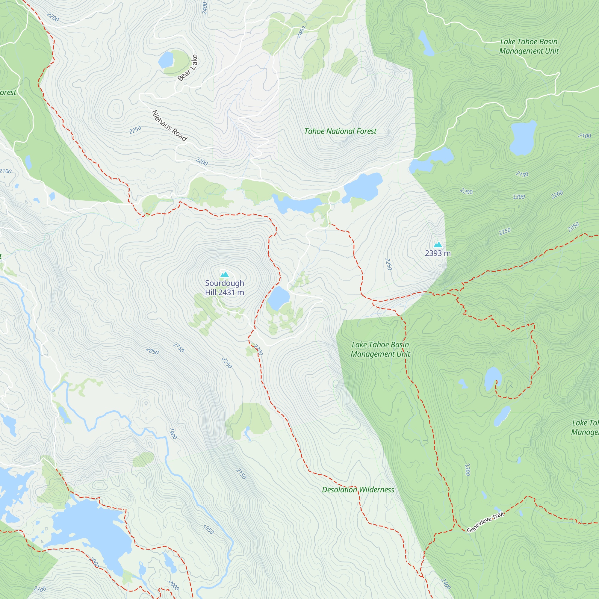 Ludlow Hut map