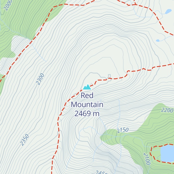 Map of Red Mountain