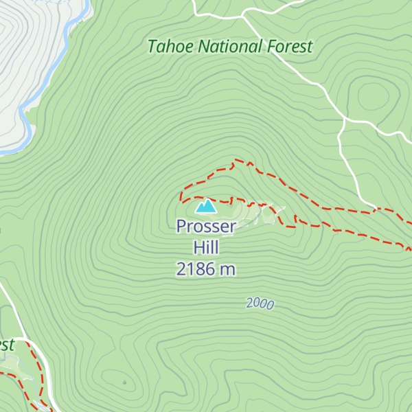 Map of Prosser Hill